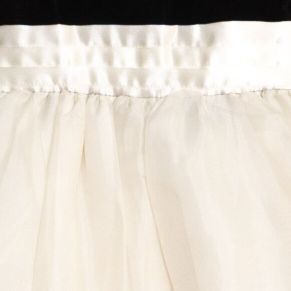 Popaye's Size 2 Vintage Daisy Kingdom Girls Dress Black Velvet & White Tulle - Picture 4 of 8